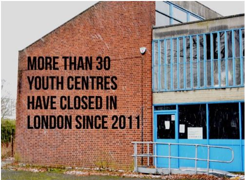 more than 30 youth centres have closed