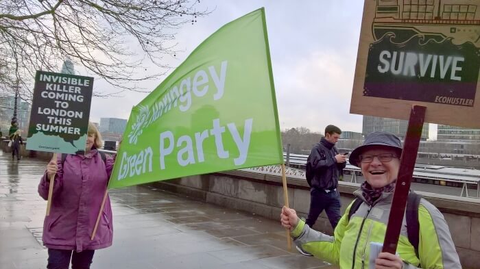 Enfield and Haringey Greens at the IMO protest in April 2018 1